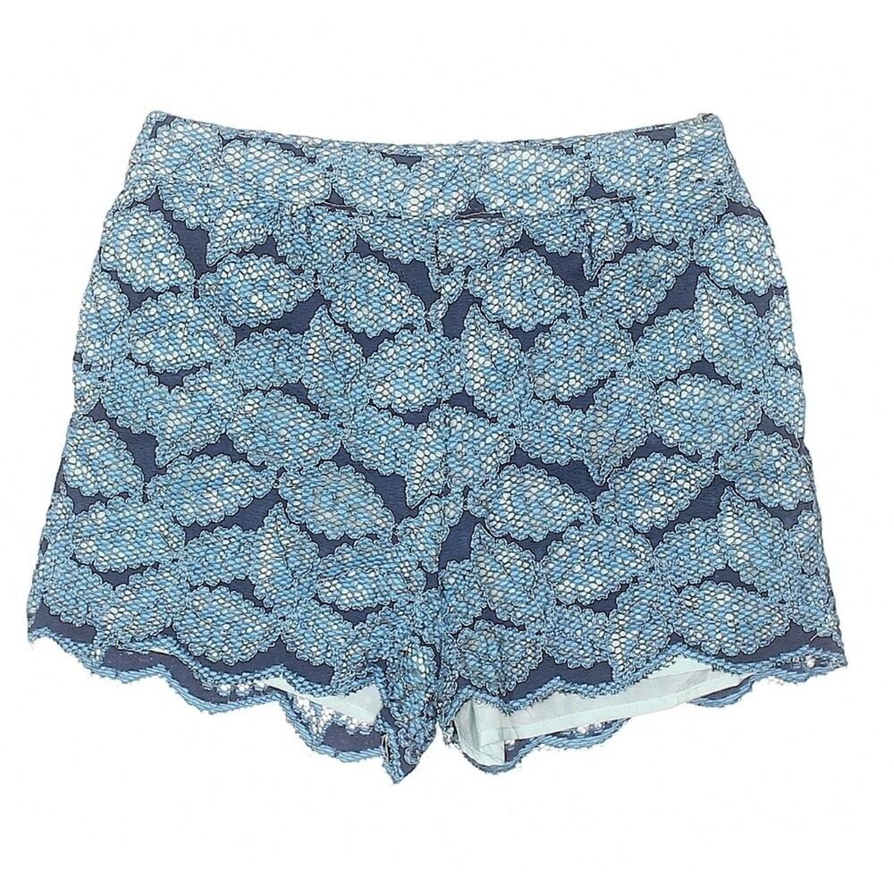 Blue Rain Blue Lace Mini Shorts Small